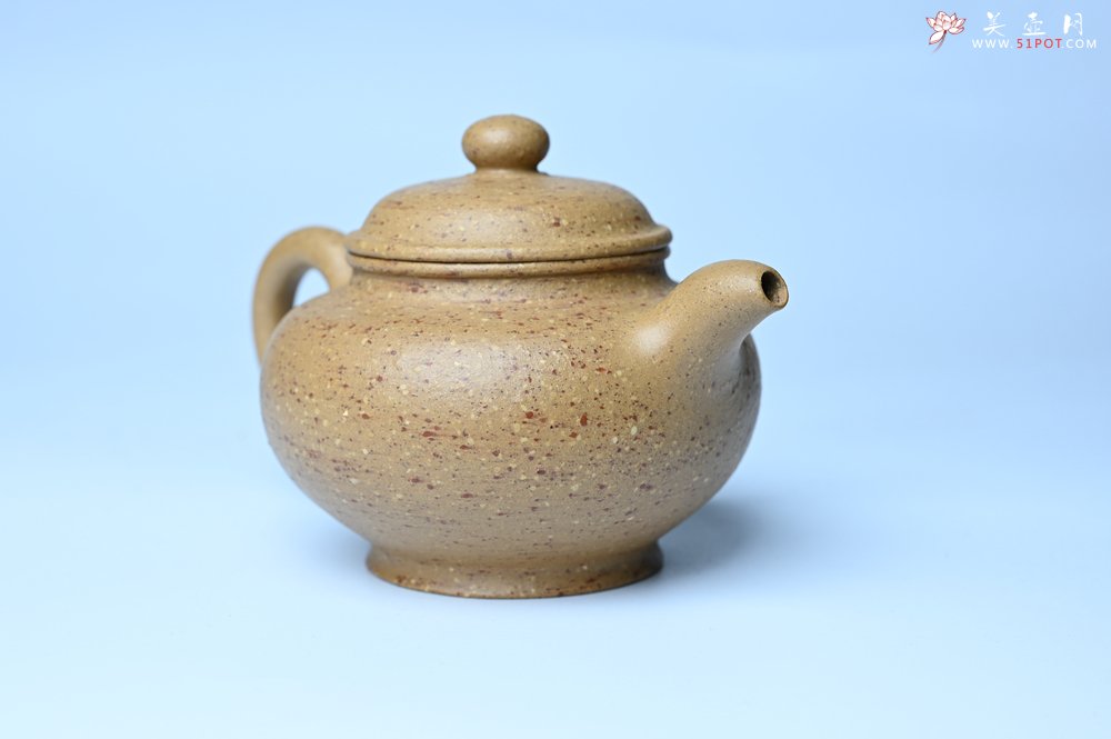 紫砂壶图片：美壶特惠 特好粗砂桃花段泥掇只紫砂壶 茶人醉爱 - 宜兴紫砂壶网