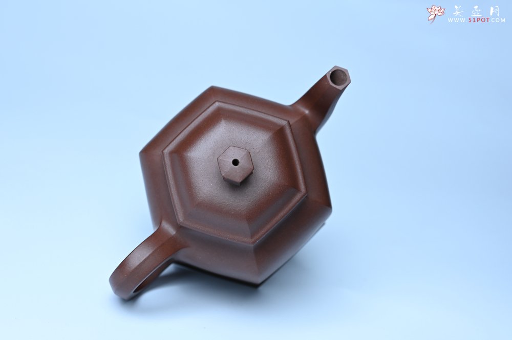紫砂壶图片：美壶特惠 精致全手工六方金钟 泥料超好 - 宜兴紫砂壶网