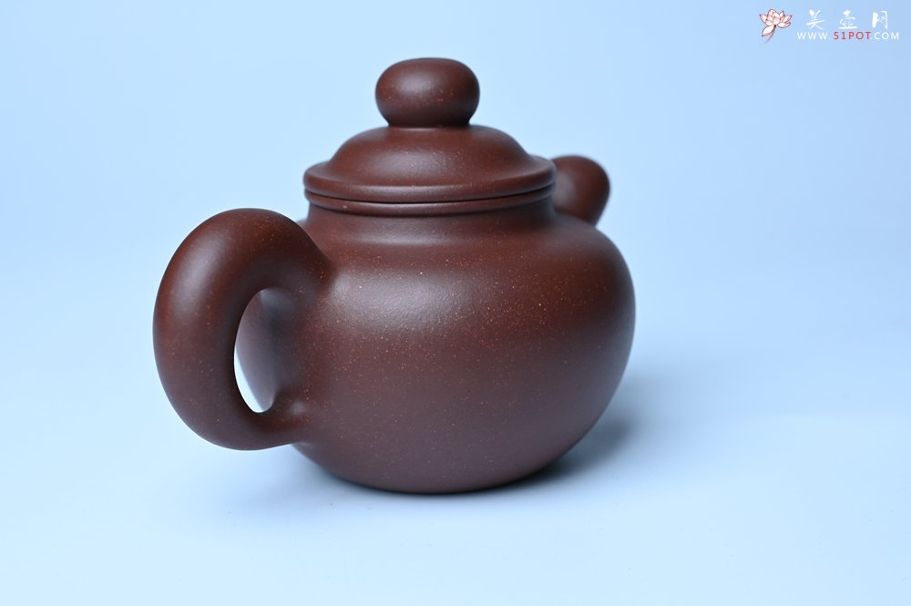 紫砂壶图片：迎中秋特惠 周老师精工力作 道洪圆珠 超精致 出水如柱 - 宜兴紫砂壶网