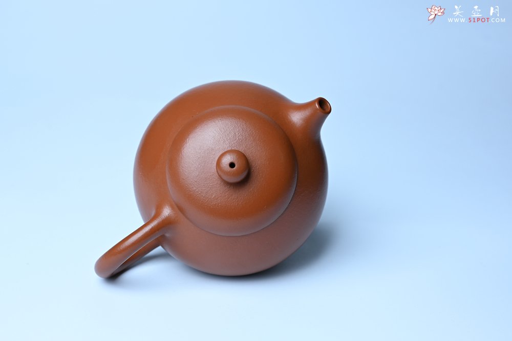 紫砂壶图片：潜力股周小培 油润黄龙山朱泥 全手工文旦壶 壶特好 期待与您结缘 - 宜兴紫砂壶网
