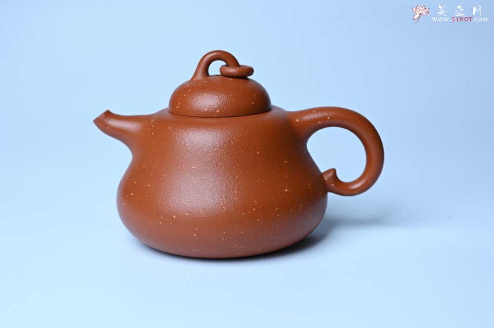 紫砂壶图片：美壶特惠 特好铺砂红泥福禄葫芦壶 茶人醉爱 - 宜兴紫砂壶网