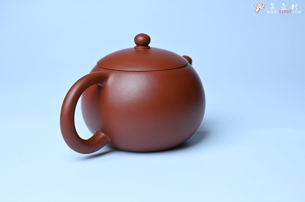 紫砂壶图片：美壶特惠 油润大红袍朱泥 小品西施壶 茶人醉爱 - 宜兴紫砂壶网