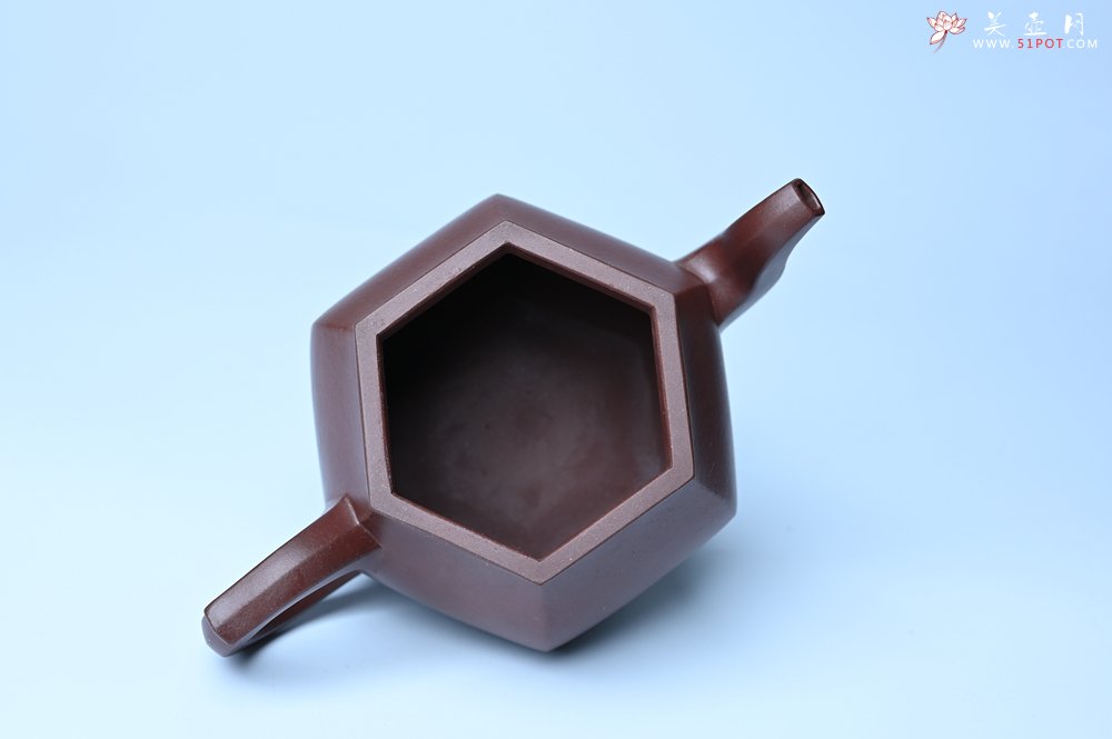 紫砂壶图片：全手工六方高韵 韵味悠长 - 宜兴紫砂壶网