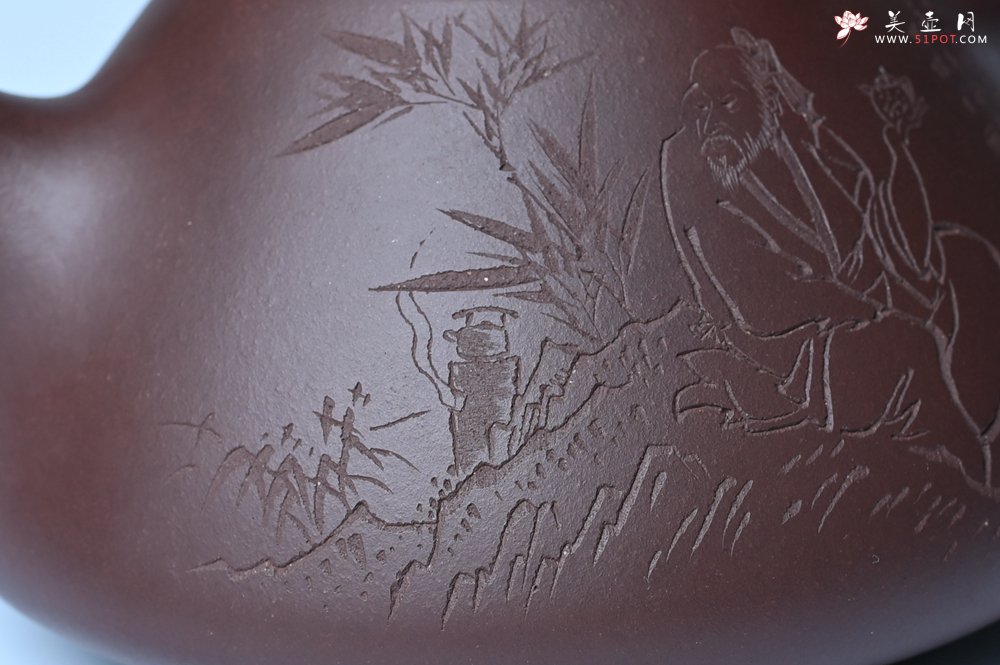 紫砂壶图片：潜力股周小培 特好全手工底槽清子冶石瓢 助工装饰品茶玩壶图 特文气 - 宜兴紫砂壶网