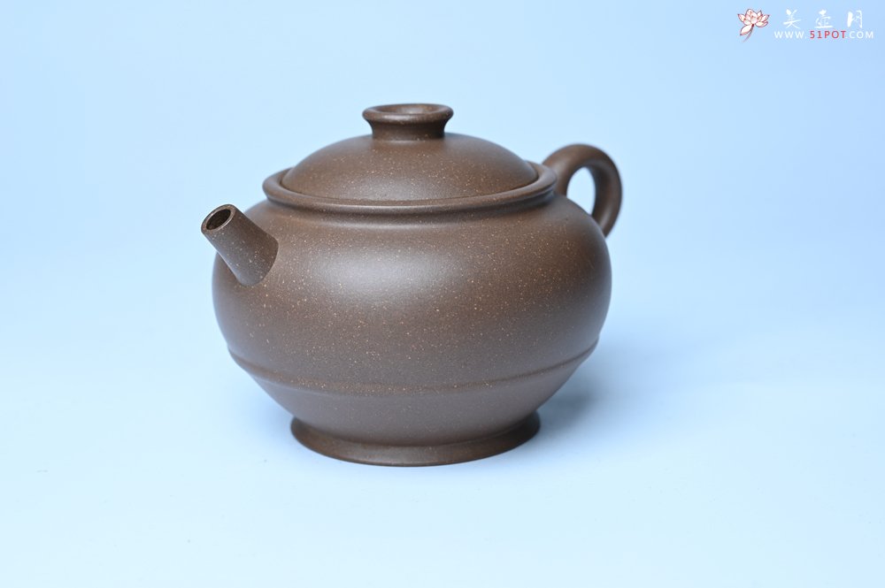 紫砂壶图片：美壶特惠 紫砂壶手工手制青灰段泥巨轮壶 茶壶 茶具 单壶 - 宜兴紫砂壶网