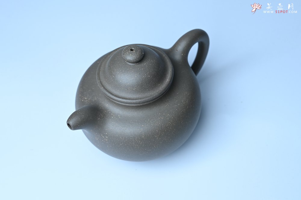 紫砂壶图片：美壶特惠 精致青段大亨掇只壶 茶人醉爱 - 宜兴紫砂壶网