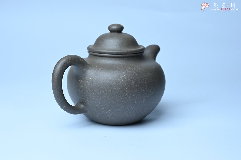 紫砂壶图片：美壶特惠 精致青段大亨掇只壶 茶人醉爱 - 宜兴紫砂壶网