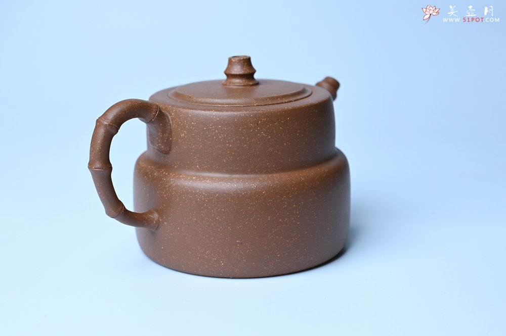 紫砂壶图片：美壶特惠 精致秀雅趣竹壶 茶人醉爱 - 宜兴紫砂壶网