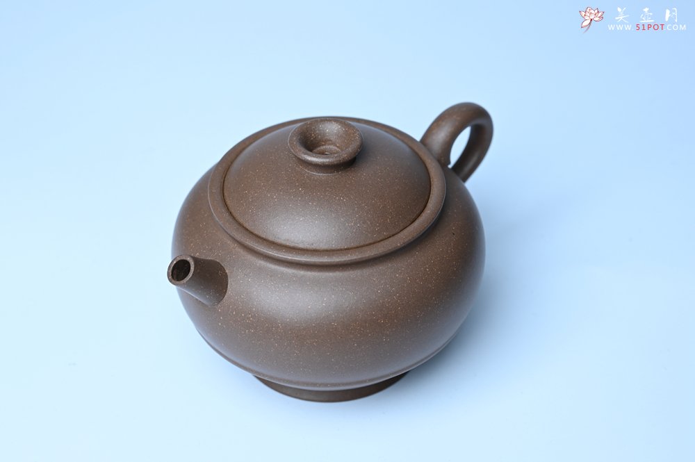 紫砂壶图片：美壶特惠 紫砂壶手工手制青灰段泥巨轮壶 茶壶 茶具 单壶 - 宜兴紫砂壶网