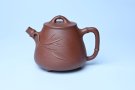 紫砂壶图片：美壶特惠 优质紫泥竹叶高石瓢壶 茶人醉爱 - 宜兴紫砂壶网