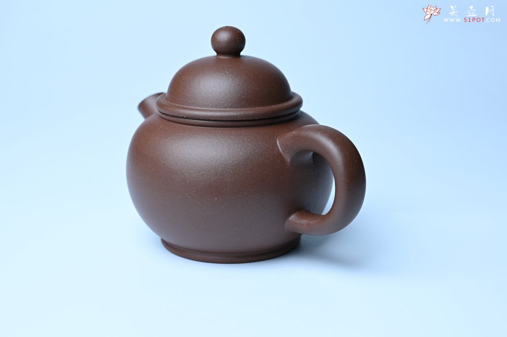 紫砂壶图片：美壶特惠 精致黑星红拼紫泥（家藏限量）大炮巨轮壶 球孔出水爽利 茶人醉爱 - 宜兴紫砂壶网
