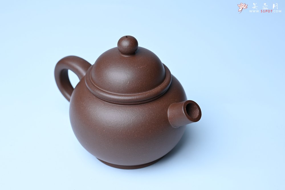 紫砂壶图片：美壶特惠 精致黑星红拼紫泥（家藏限量）大炮巨轮壶 球孔出水爽利 茶人醉爱 - 宜兴紫砂壶网