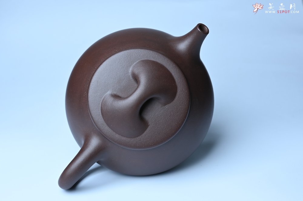 紫砂壶图片：美壶特惠 精致特好紫泥大满瓢 难度大 足足做了一个多星期 - 宜兴紫砂壶网
