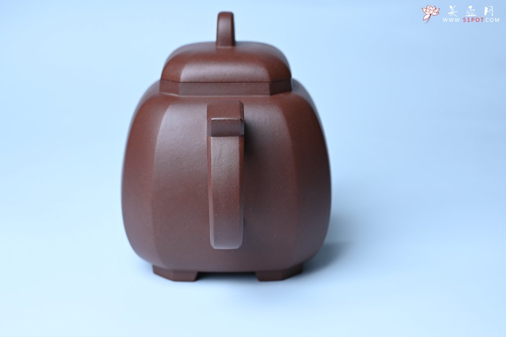 紫砂壶图片：实力派张海艳全手工家藏底槽清精工福临八方壶 气势磅礴 - 宜兴紫砂壶网