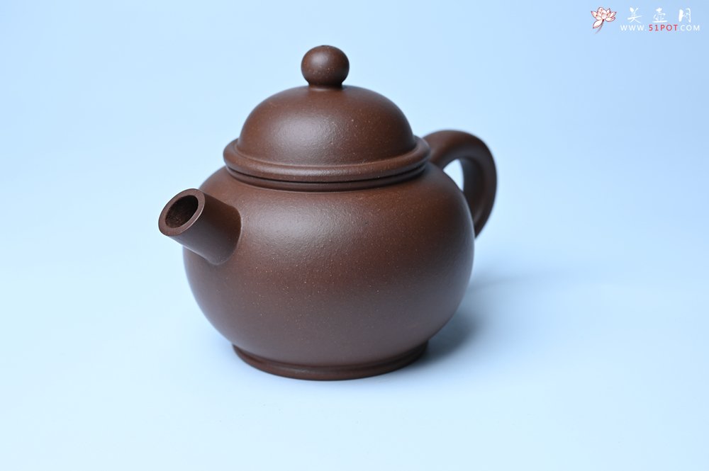 紫砂壶图片：美壶特惠 精致黑星红拼紫泥（家藏限量）大炮巨轮壶 球孔出水爽利 茶人醉爱 - 宜兴紫砂壶网