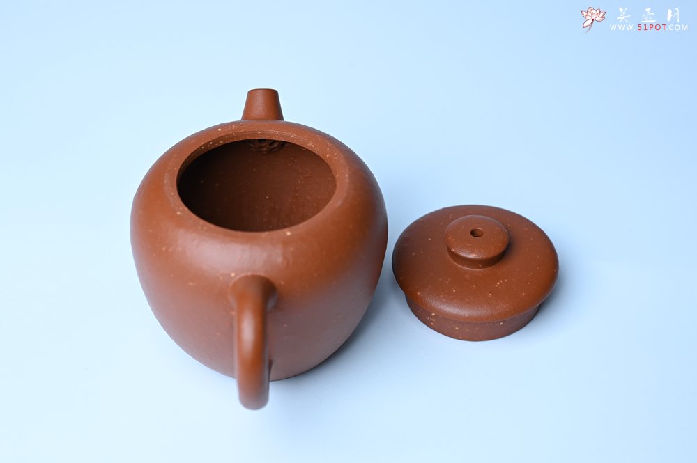 紫砂壶图片：美壶特惠 精品粗砂红泥巨轮壶 茶人醉爱 - 宜兴紫砂壶网