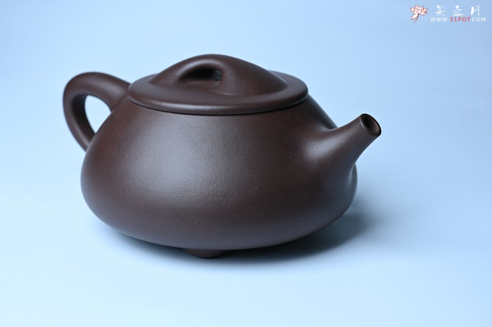 紫砂壶图片：美壶特惠 精致特好紫泥大满瓢 难度大 足足做了一个多星期 - 宜兴紫砂壶网