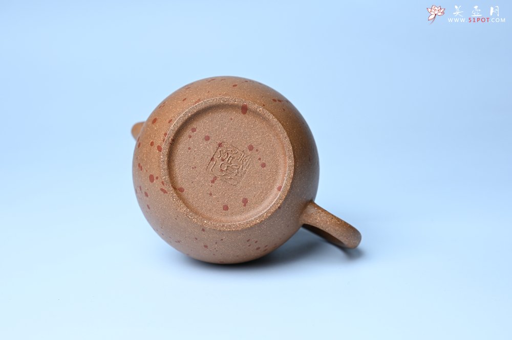 紫砂壶图片：美壶特惠 特好桃花段泥龙蛋紫砂壶 茶人醉爱 - 宜兴紫砂壶网