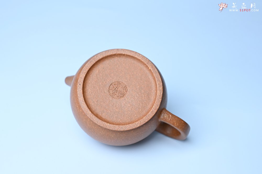 紫砂壶图片：美壶特惠 特好黄降坡泥巨轮珠紫砂壶 茶人醉爱 - 宜兴紫砂壶网