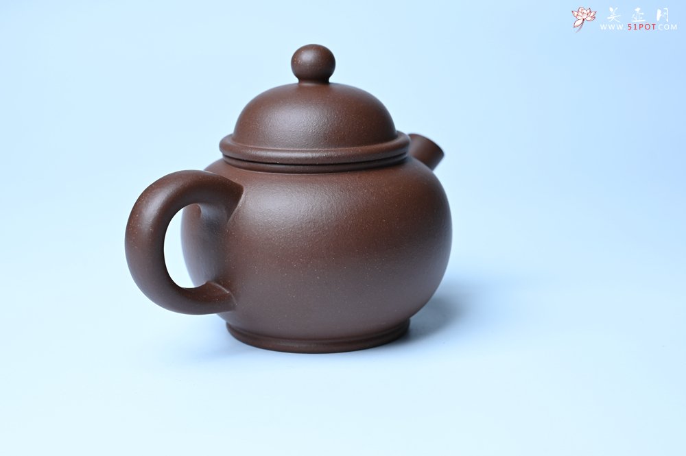 紫砂壶图片：美壶特惠 精致黑星红拼紫泥（家藏限量）大炮巨轮壶 球孔出水爽利 茶人醉爱 - 宜兴紫砂壶网