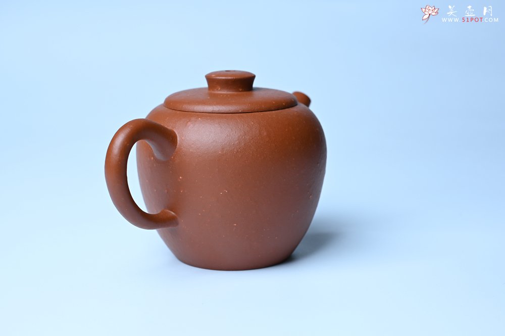 紫砂壶图片：美壶特惠 精品粗砂红泥巨轮壶 茶人醉爱 - 宜兴紫砂壶网