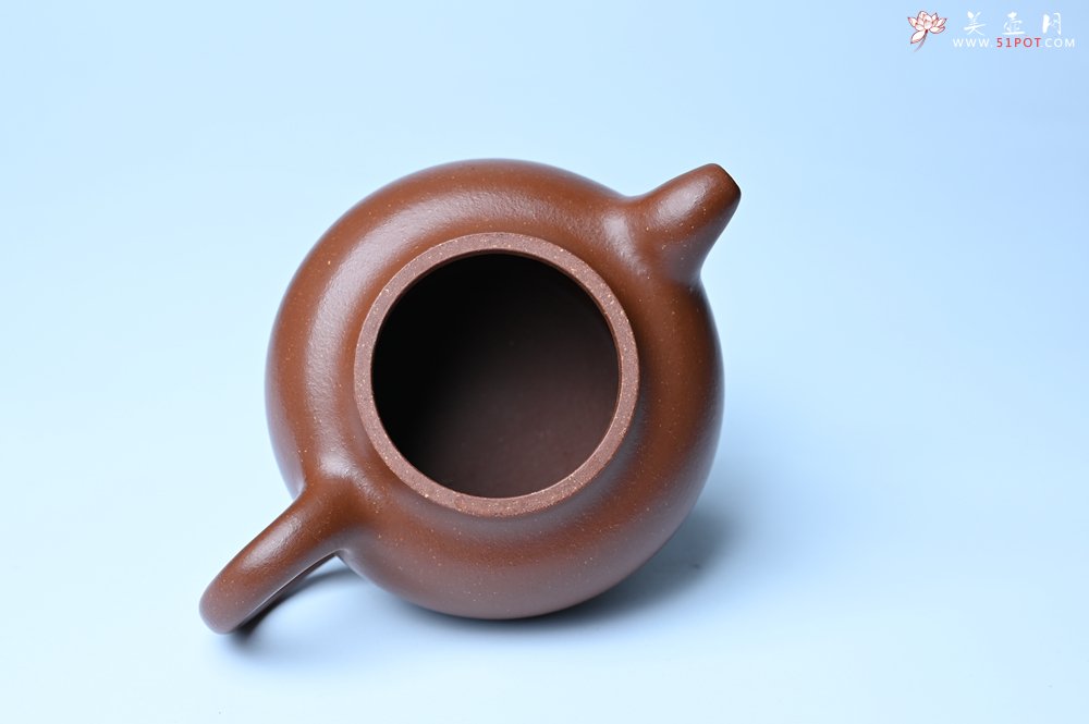紫砂壶图片：潜力股周小培老师 油润降坡泥全手工茄瓜壶 - 宜兴紫砂壶网