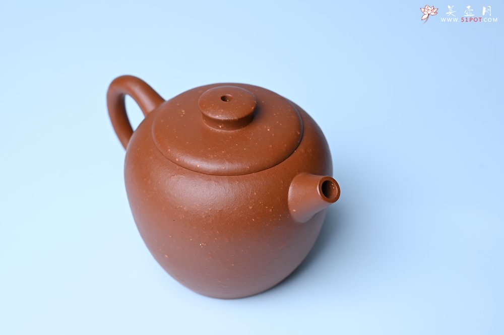 紫砂壶图片：美壶特惠 精品粗砂红泥巨轮壶 茶人醉爱 - 宜兴紫砂壶网