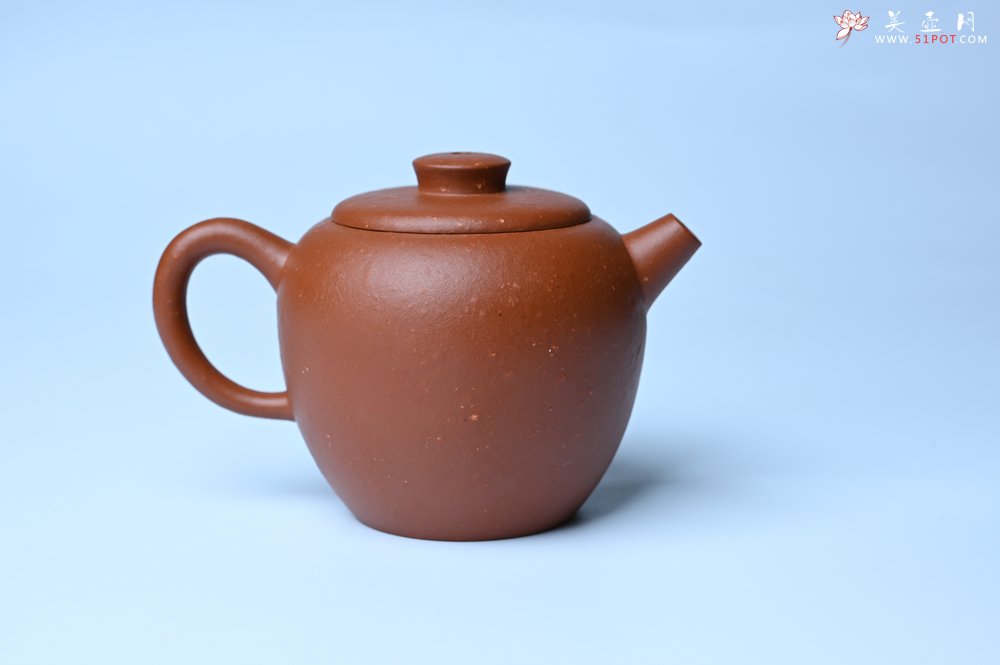 紫砂壶图片：美壶特惠 精品粗砂红泥巨轮壶 茶人醉爱 - 宜兴紫砂壶网