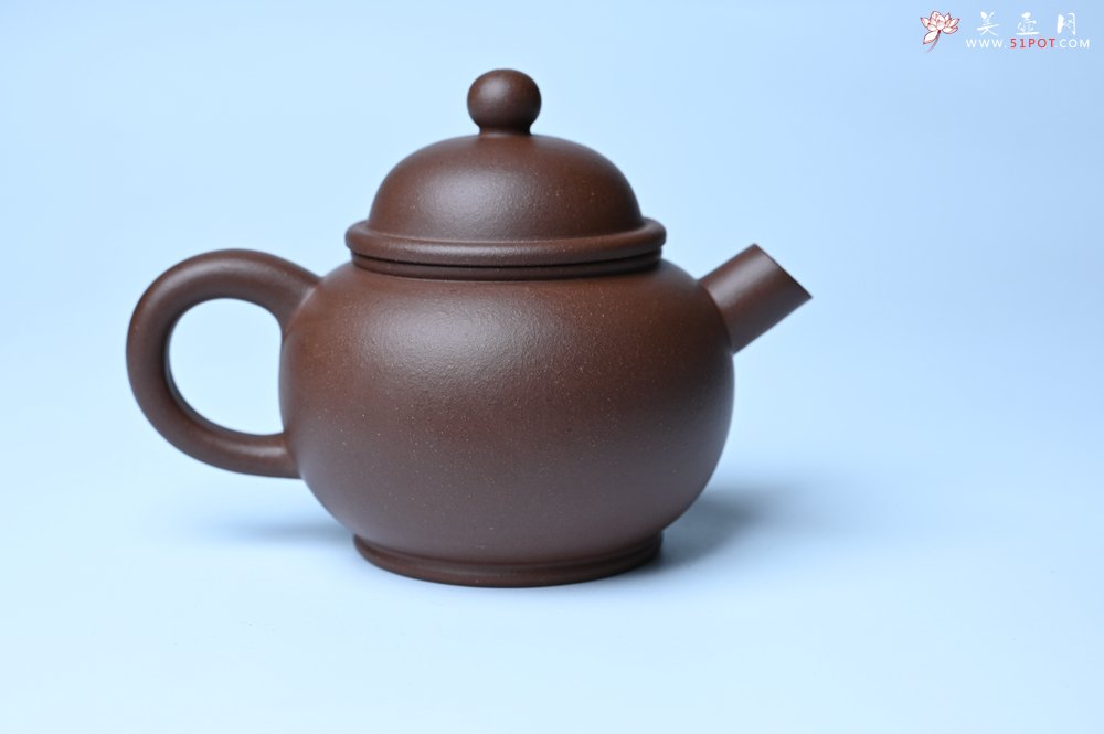 紫砂壶图片：美壶特惠 精致黑星红拼紫泥（家藏限量）大炮巨轮壶 球孔出水爽利 茶人醉爱 - 宜兴紫砂壶网