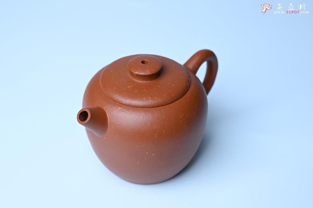 紫砂壶图片：美壶特惠 精品粗砂红泥巨轮壶 茶人醉爱 - 宜兴紫砂壶网