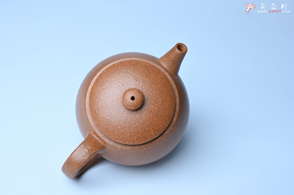 紫砂壶图片：美壶特惠 特好黄降坡泥巨轮珠紫砂壶 茶人醉爱 - 宜兴紫砂壶网