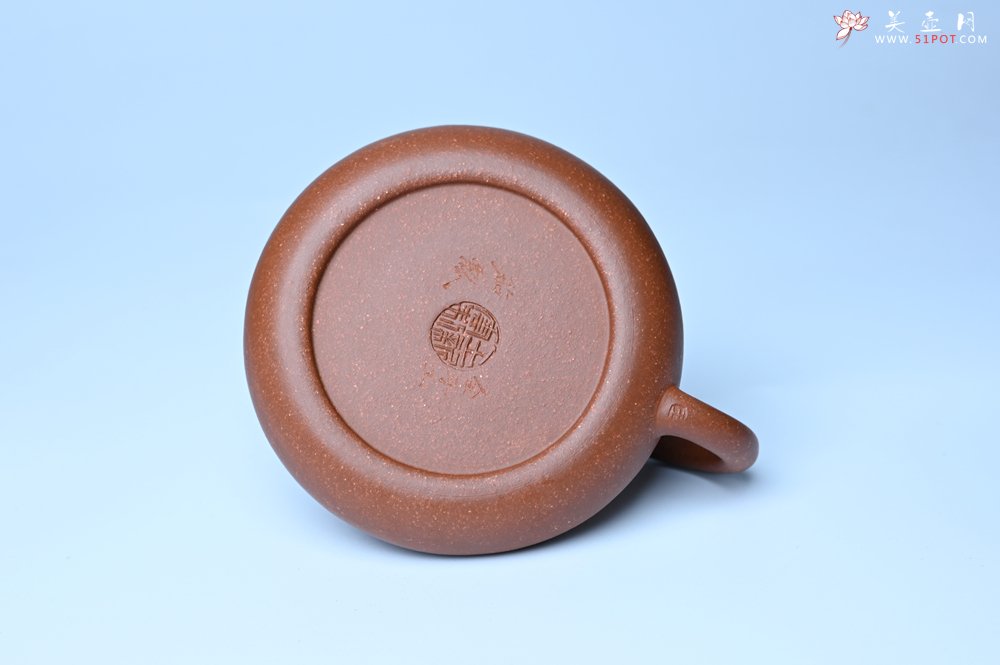 紫砂壶图片：美壶特惠 潜力股王老师 全手工拍打成型茄瓢壶 装饰枯枝鸟 特文气 - 宜兴紫砂壶网