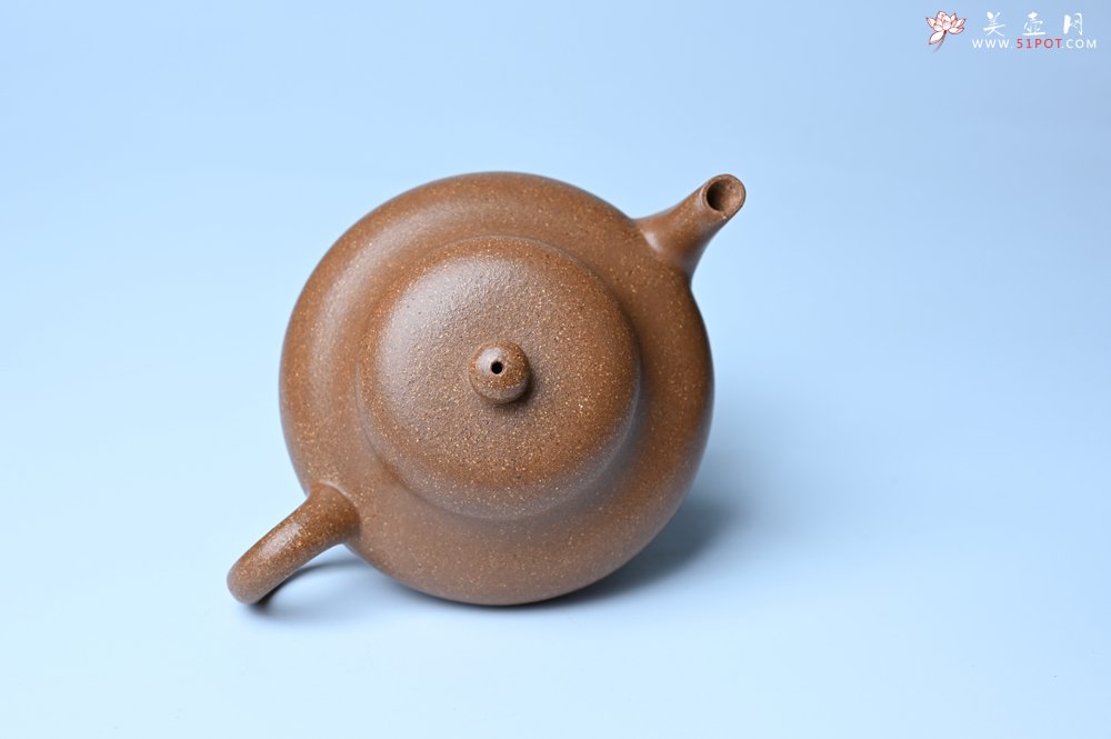 紫砂壶图片：美壶特惠 特好老段泥精致合欢壶 茶人醉爱 - 宜兴紫砂壶网