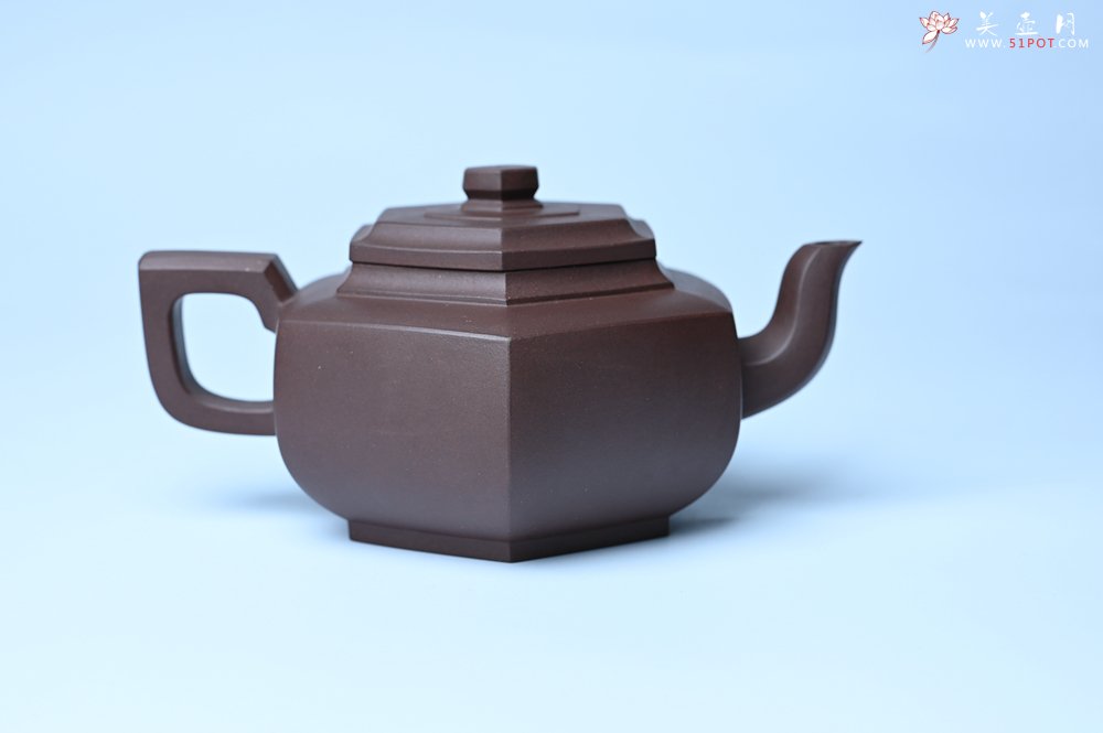 紫砂壶图片：美壶特惠 潜力股凌晨老师 精致紫泥全手工雪华壶 期待与您结缘 - 宜兴紫砂壶网