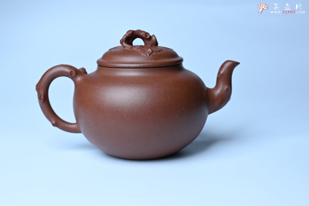 紫砂壶图片：美壶特惠 精品多子多福紫砂壶 帖叶生动细腻 送礼佳品 - 宜兴紫砂壶网