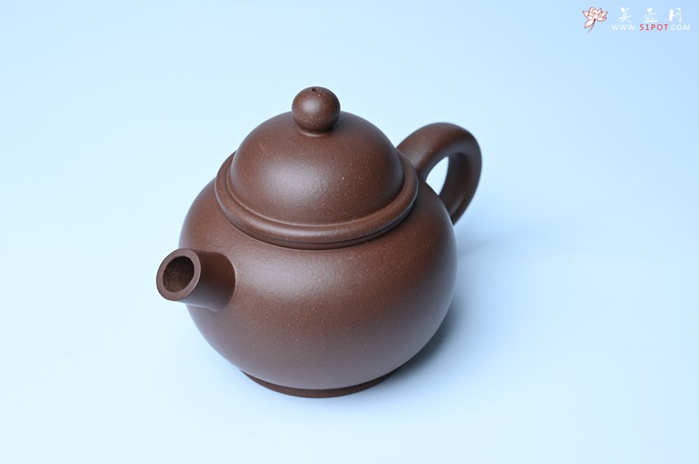 紫砂壶图片：美壶特惠 精致黑星红拼紫泥（家藏限量）大炮巨轮壶 球孔出水爽利 茶人醉爱 - 宜兴紫砂壶网