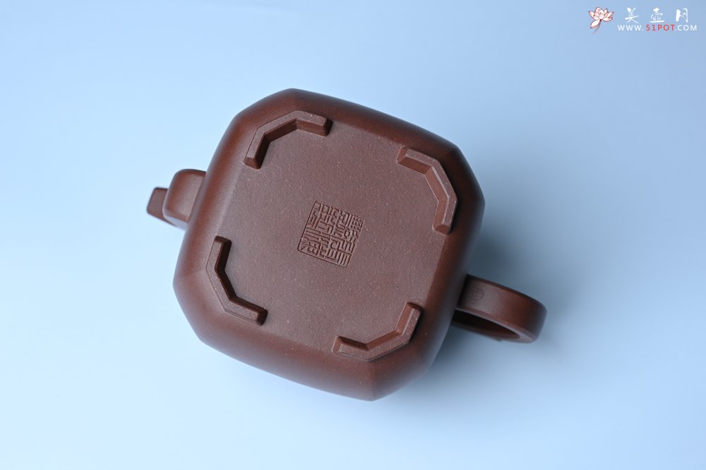 紫砂壶图片：实力派张海艳全手工家藏底槽清精工福临八方壶 气势磅礴 - 宜兴紫砂壶网