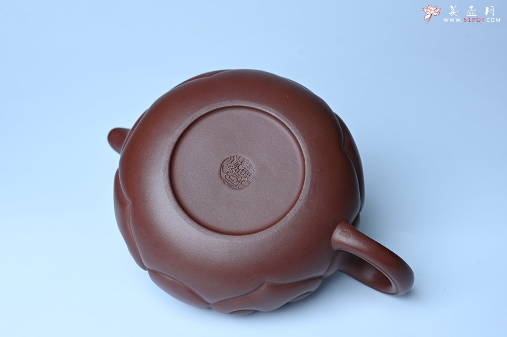 紫砂壶图片：美壶特惠 精致紫泥仿古如意壶 茶人醉爱 - 宜兴紫砂壶网