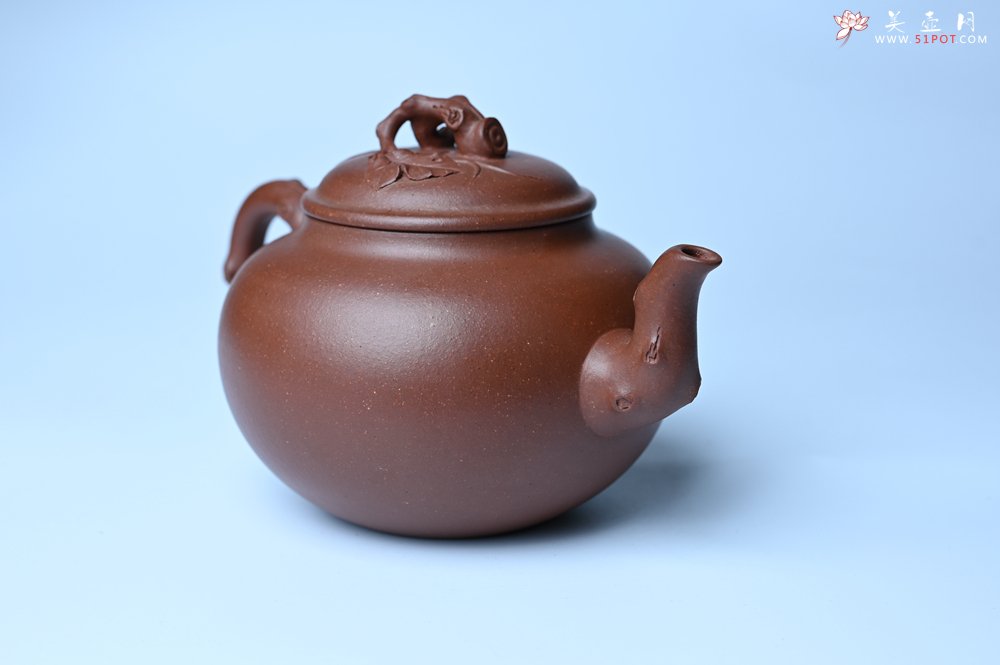 紫砂壶图片：美壶特惠 精品多子多福紫砂壶 帖叶生动细腻 送礼佳品 - 宜兴紫砂壶网