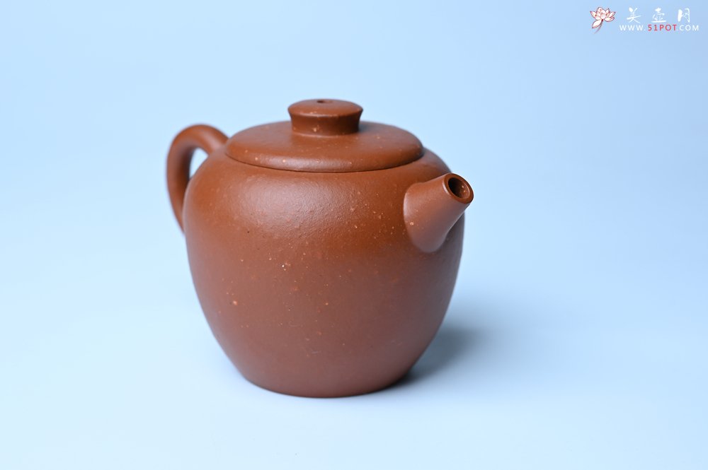 紫砂壶图片：美壶特惠 精品粗砂红泥巨轮壶 茶人醉爱 - 宜兴紫砂壶网