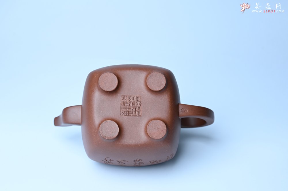紫砂壶图片：实力派张海艳全手工油润底曹青重器鸣远四方 气势磅礴 用心之作 装饰人物特文气 - 宜兴紫砂壶网