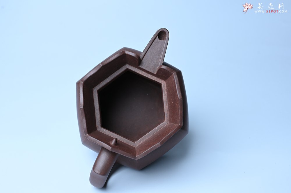 紫砂壶图片：摹古时大彬 优质调砂老紫泥全手工镶片僧帽壶 难度大 古韵悠悠 愈养迷人 - 宜兴紫砂壶网