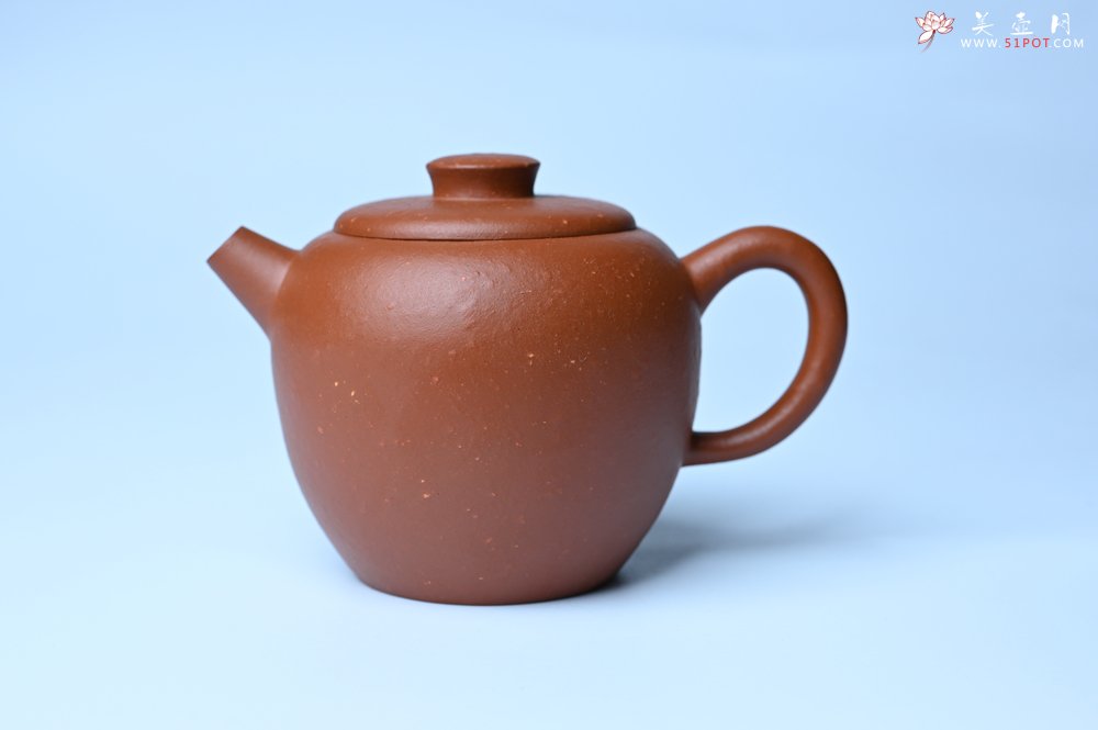 紫砂壶图片：美壶特惠 精品粗砂红泥巨轮壶 茶人醉爱 - 宜兴紫砂壶网