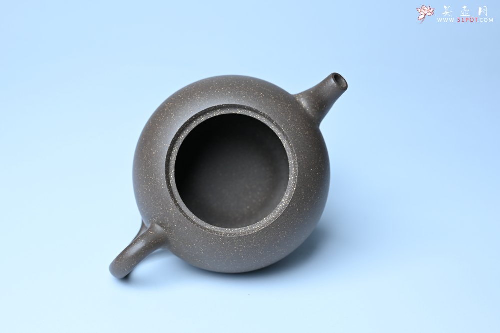 紫砂壶图片：美壶特惠 精致青段大肚茄子壶 茶人醉爱 - 宜兴紫砂壶网