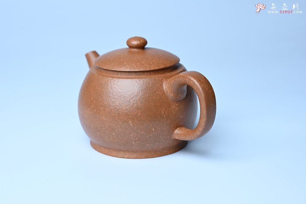 紫砂壶图片：美壶特惠 特好黄降坡泥巨轮珠紫砂壶 茶人醉爱 - 宜兴紫砂壶网