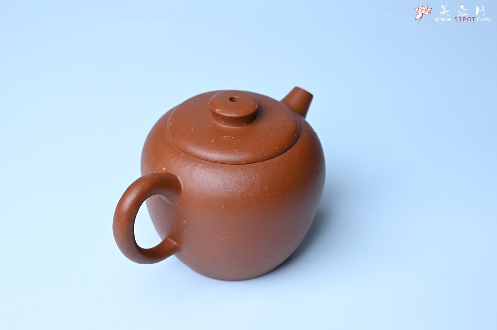 紫砂壶图片：美壶特惠 精品粗砂红泥巨轮壶 茶人醉爱 - 宜兴紫砂壶网
