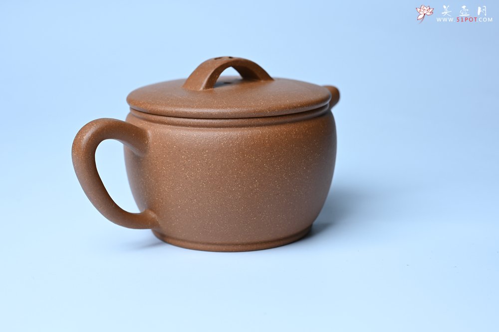 紫砂壶图片：美壶特惠 精致黄降坡泥汉瓦壶 茶人醉爱 - 宜兴紫砂壶网