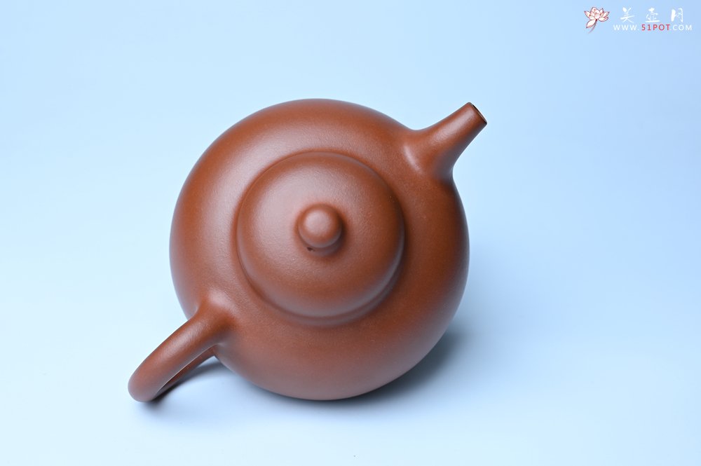 紫砂壶图片：潜力股周小培老师 老师家藏黄龙山一号井小红泥 全手工乳鼎壶 - 宜兴紫砂壶网