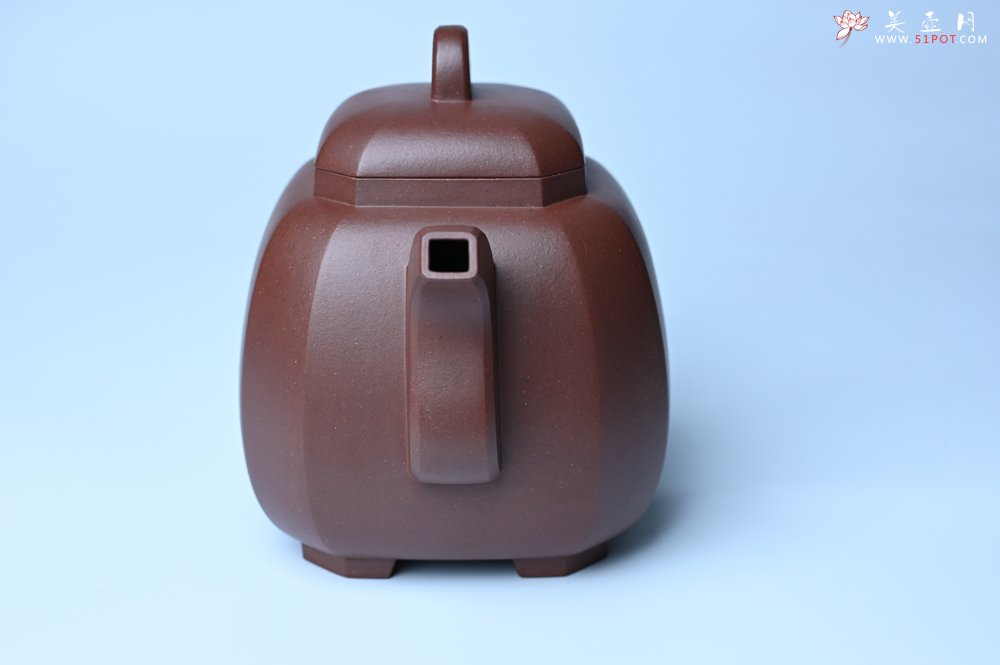 紫砂壶图片：实力派张海艳全手工家藏底槽清精工福临八方壶 气势磅礴 - 宜兴紫砂壶网