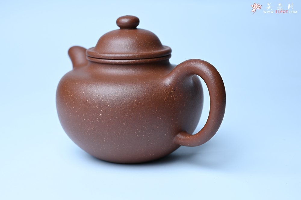 紫砂壶图片：美壶特惠 精致降坡泥大亨掇只壶 茶人醉爱 - 宜兴紫砂壶网